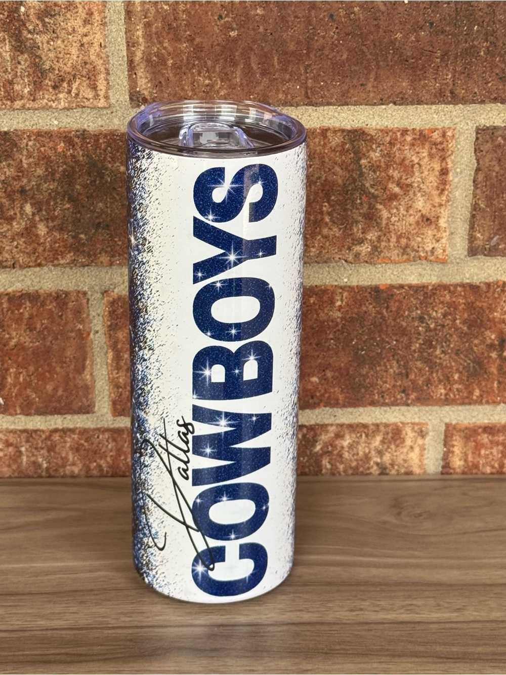 Dallas Cowboys Leopard Print Tumbler
